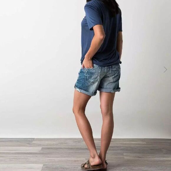 BUCKLE BLACK Fit No. 256 Boyfriend Stretch Short size 25 - Picture 14 of 14